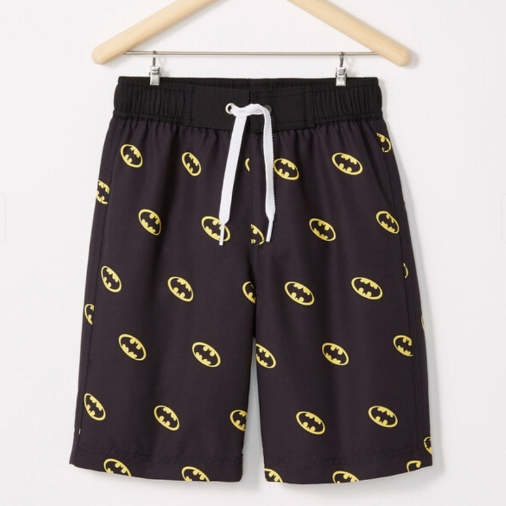 NWT Hanna Andersson JUSTICE LEAGUE™ BATMAN™ Sunblock Swim Trunks